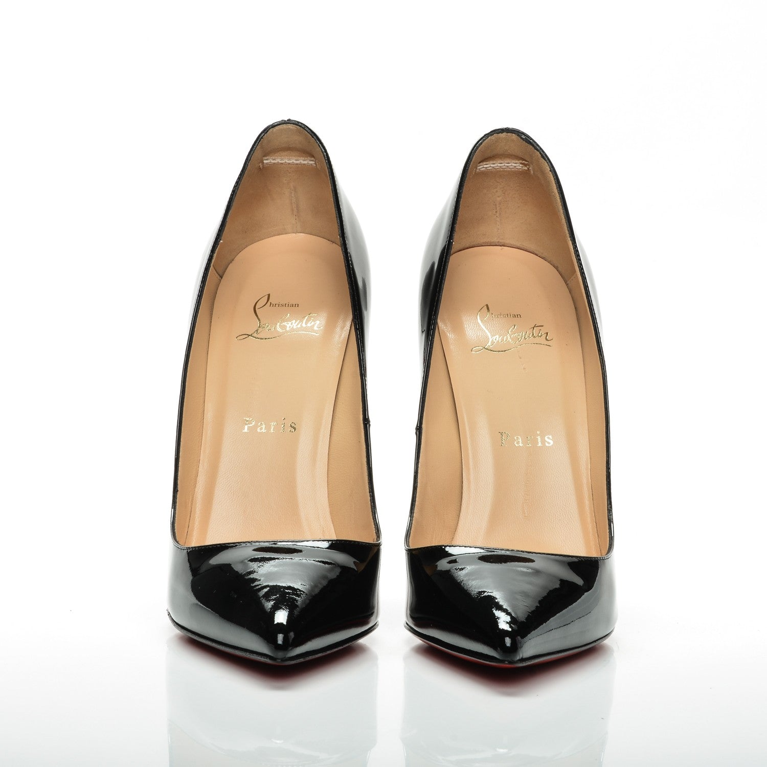 Christian Louboutin Patent Pigalle 120 Pumps 38.5 Black 2 of 6