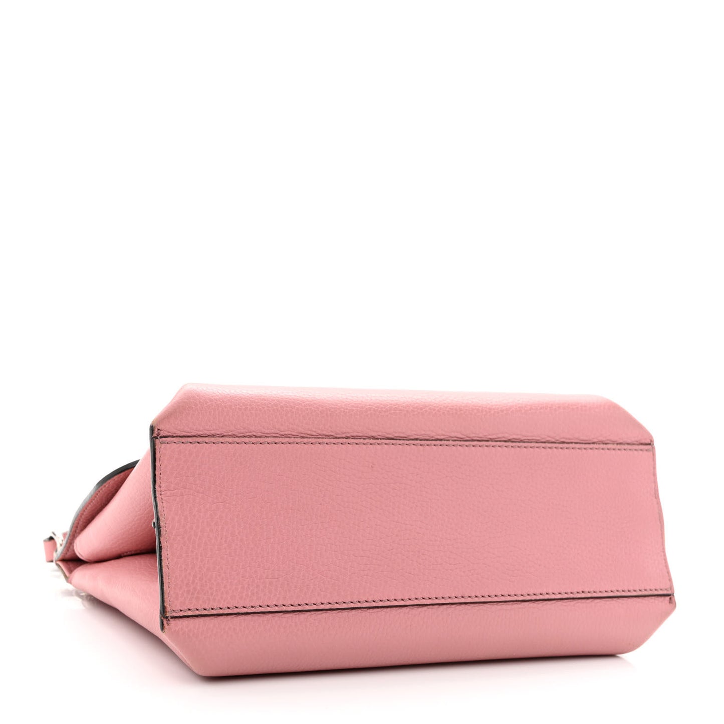 Cellarius Calfskin Small Bamboo Daily Top Handle Bag Carmine Rose