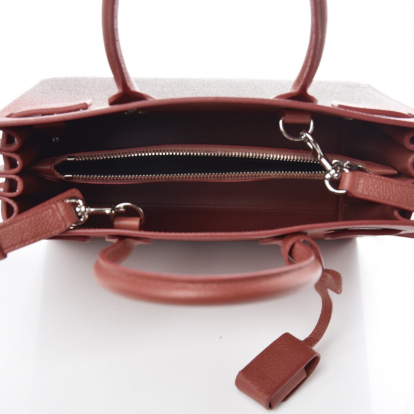 Grained Calfskin Baby Sac De Jour Mystic Rose