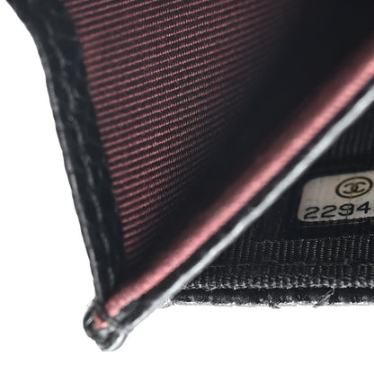 Chanel Caviar Quilted Flap Card Holder Black 8 of 9