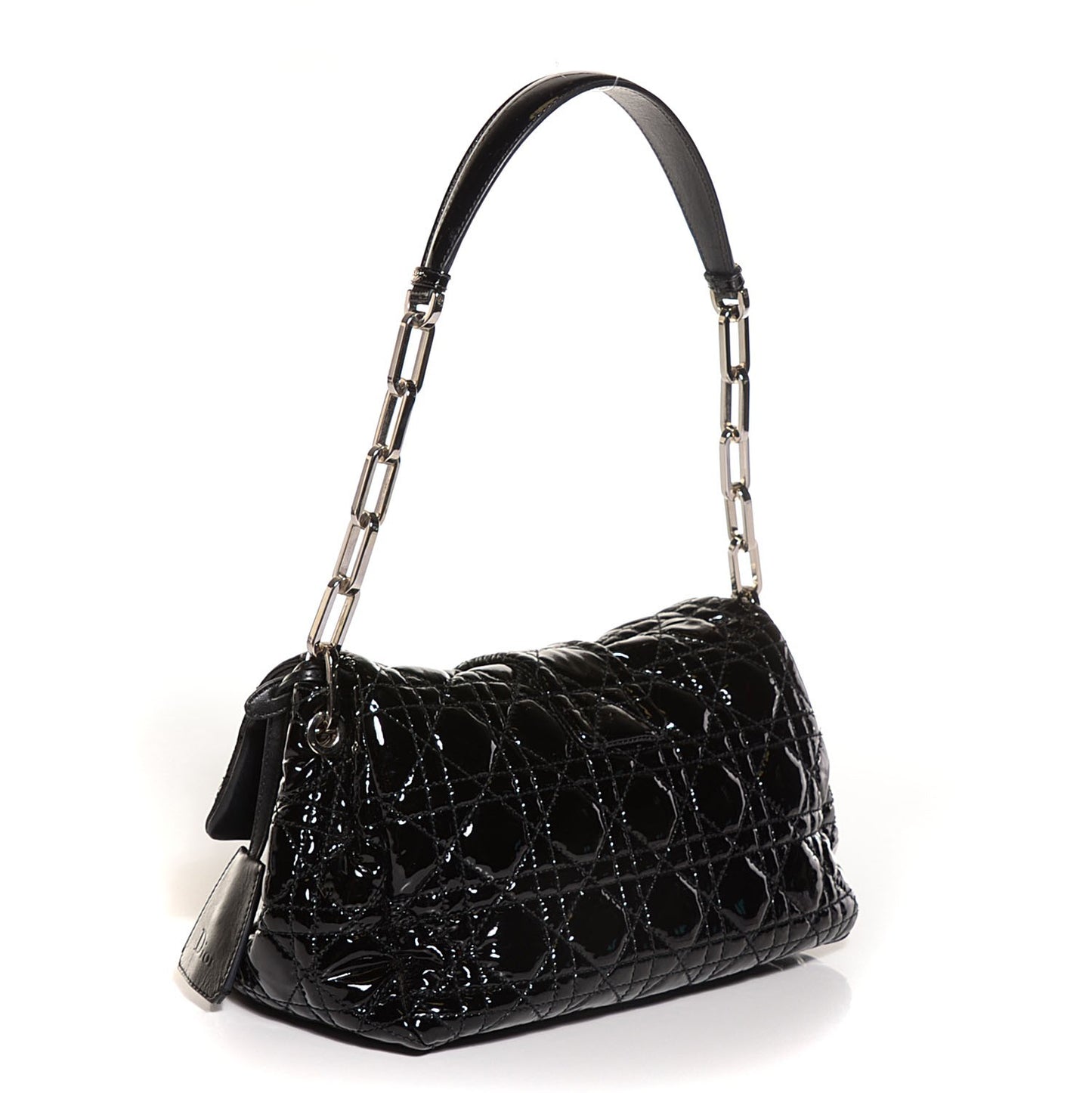 Patent Cannage New Lock Flap Bag Black