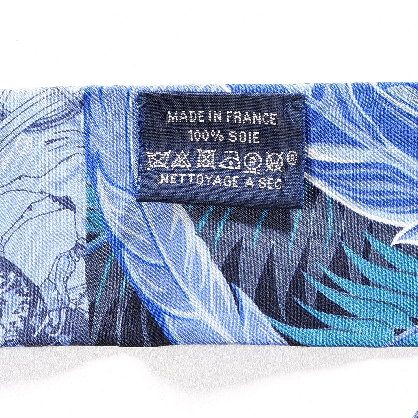 Silk Cheval Phoenix Twilly Marine Ciel Cobalt