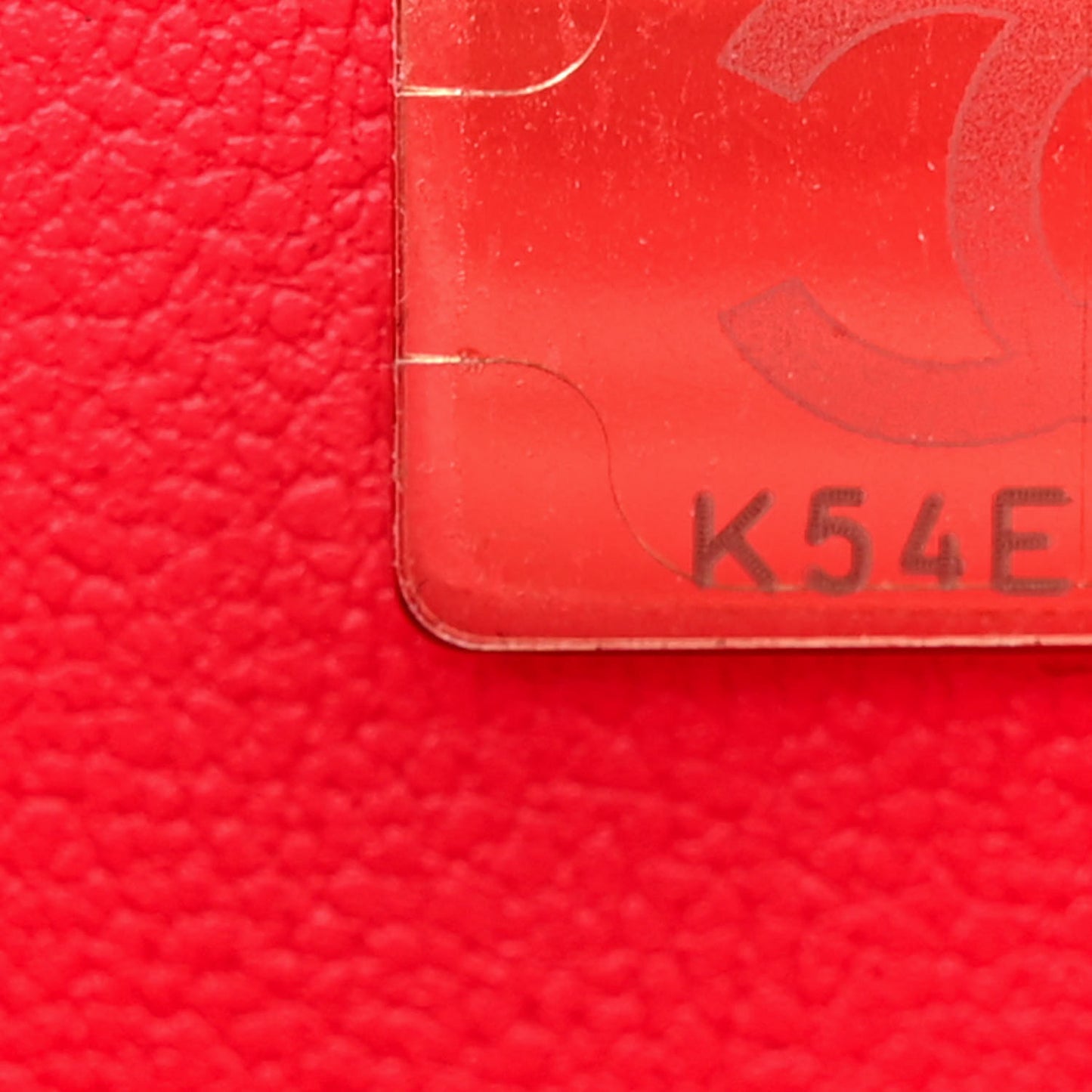 Lambskin Quilted Mini Rectangular Flap Red