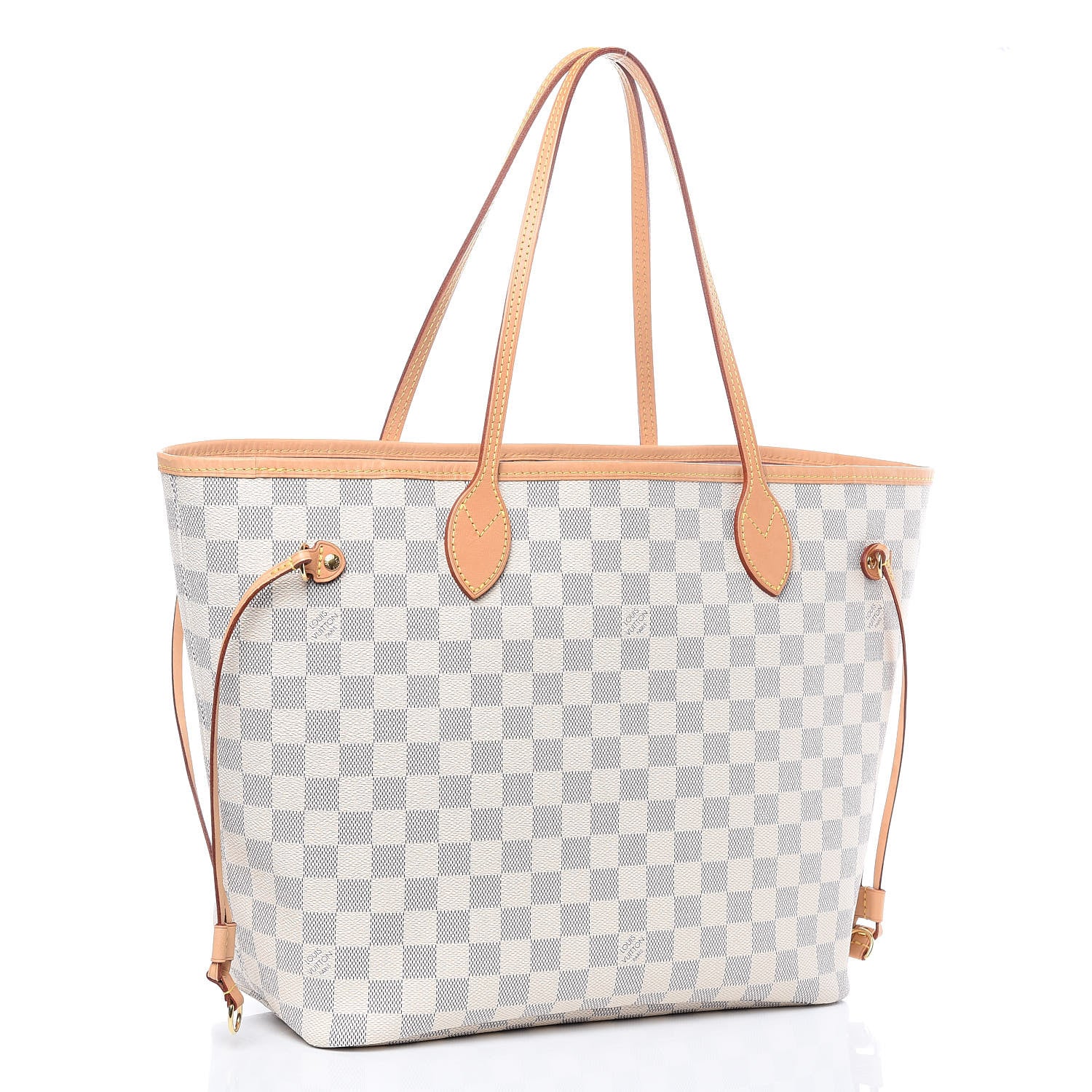 Louis Vuitton Damier Azur Neo Neverfull MM Rose Ballerine 3 of 14