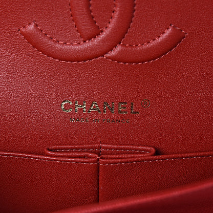 Chanel Caviar Quilted Medium Double Flap Red 6 of 10