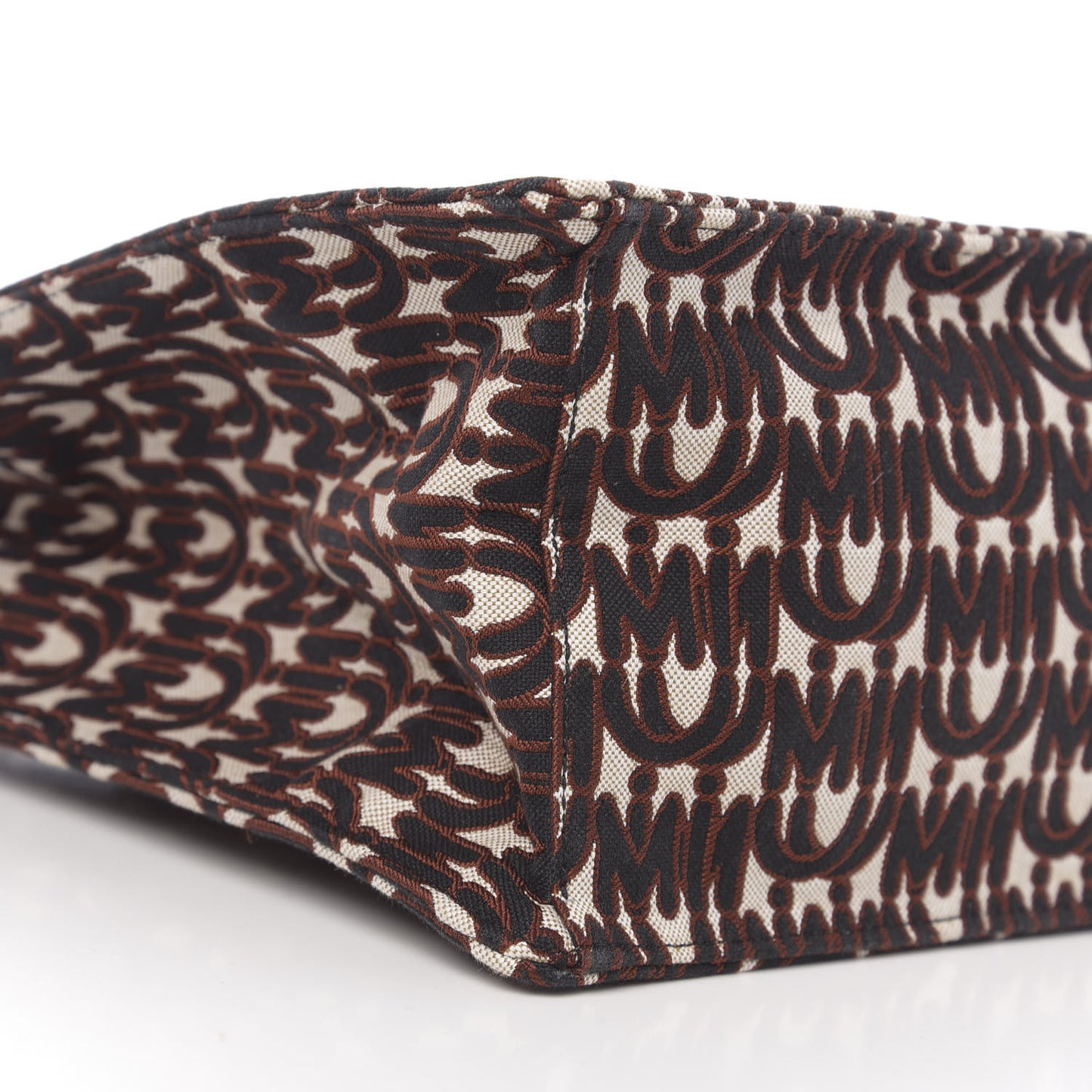 Jacquard Madras Logo Tote Black