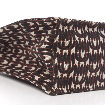 Miu Miu Jacquard Madras Logo Tote Black 6 of 8