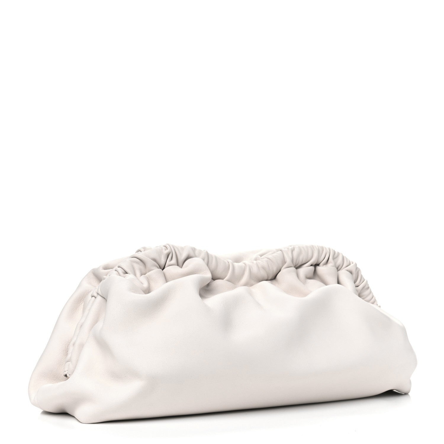 Mansur Gavriel Lambskin Cloud Clutch White 2 of 4