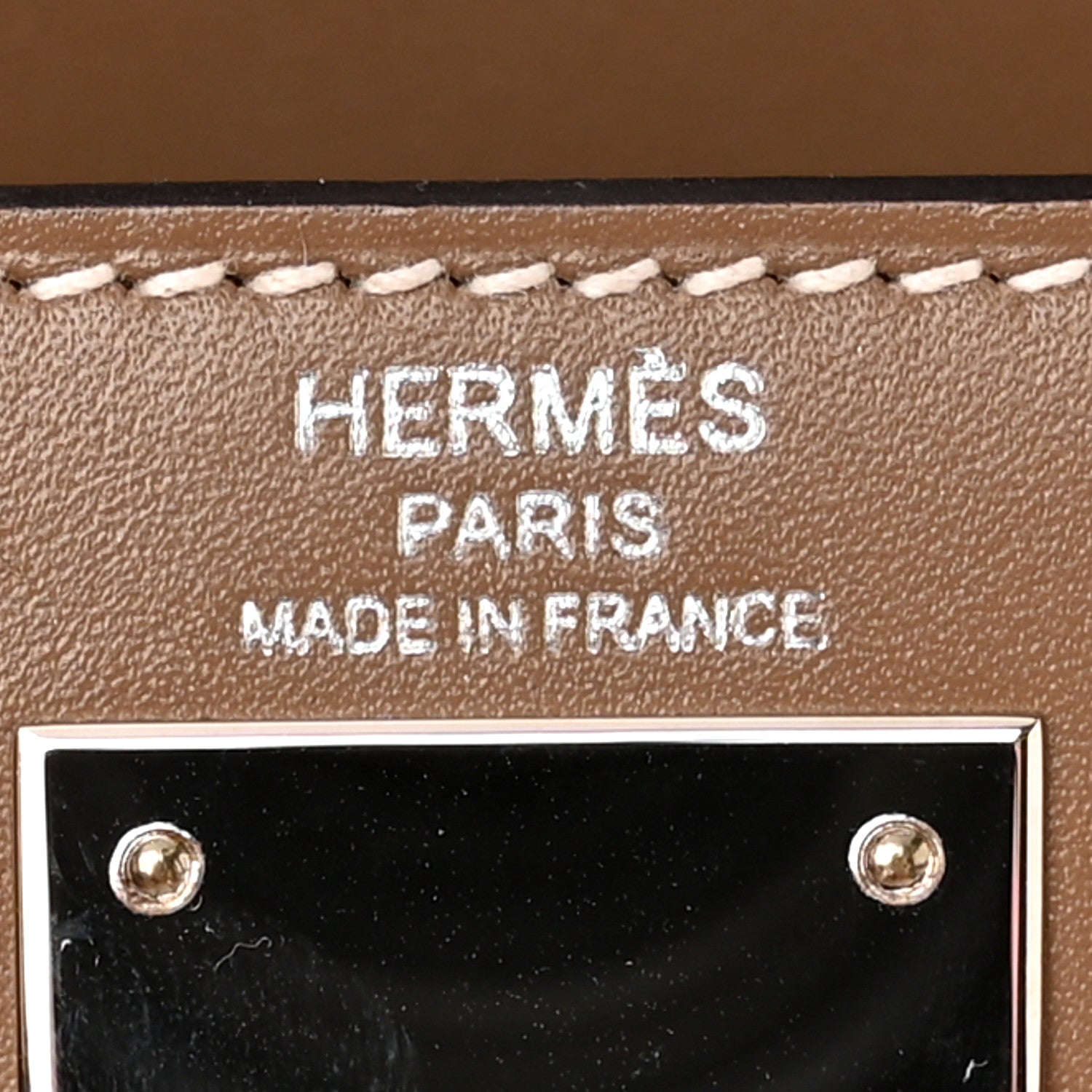Hermes Tadelakt Kelly Sellier 28 Etoupe 6 of 11