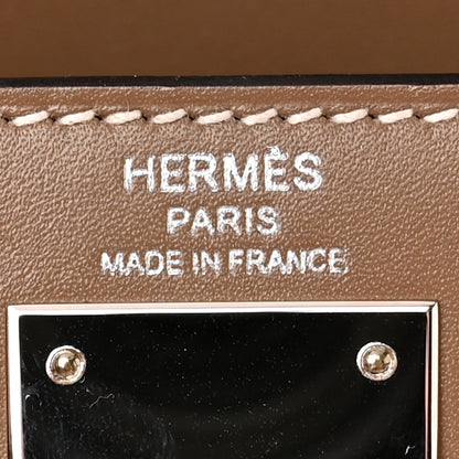Hermes Tadelakt Kelly Sellier 28 Etoupe 6 of 11
