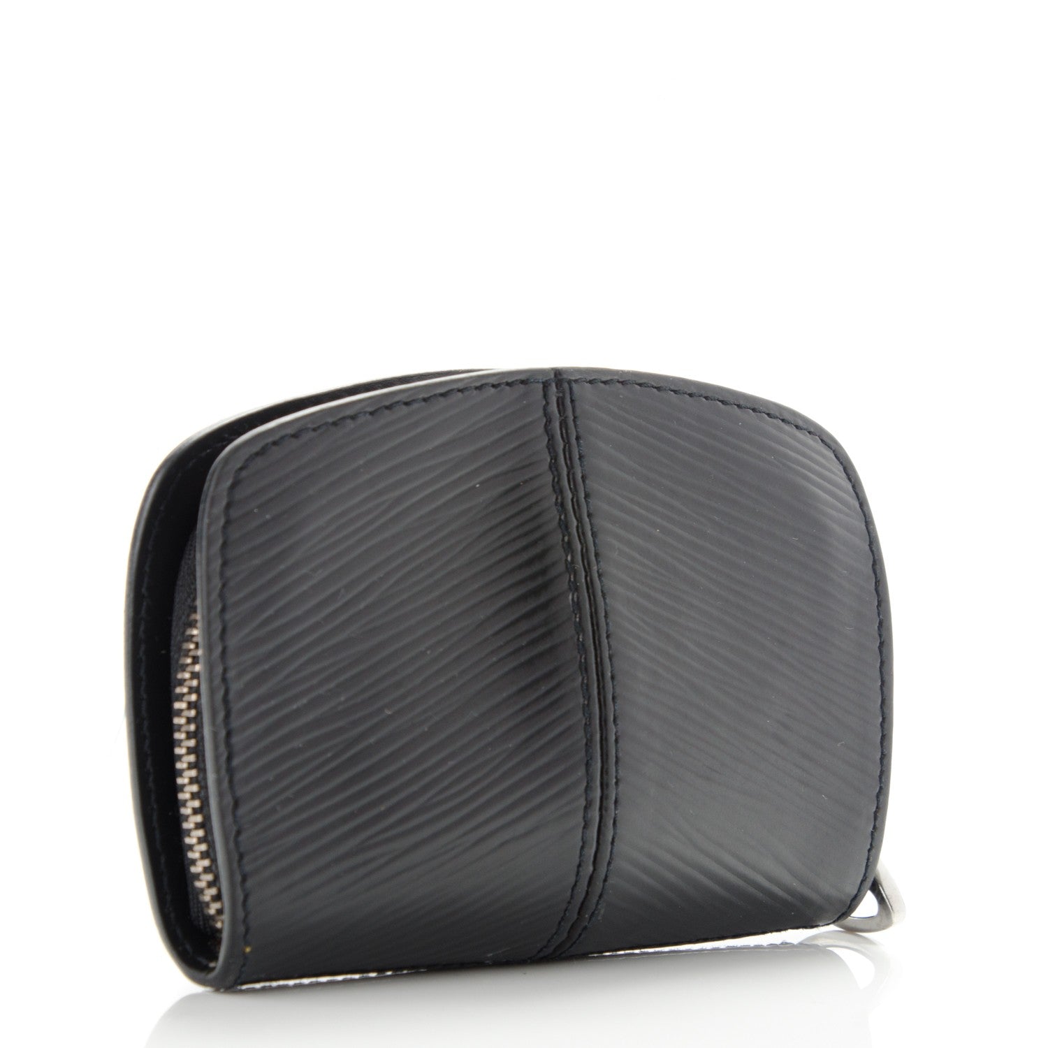 Louis Vuitton Epi Demi Lune Coin Purse Black 3 of 8