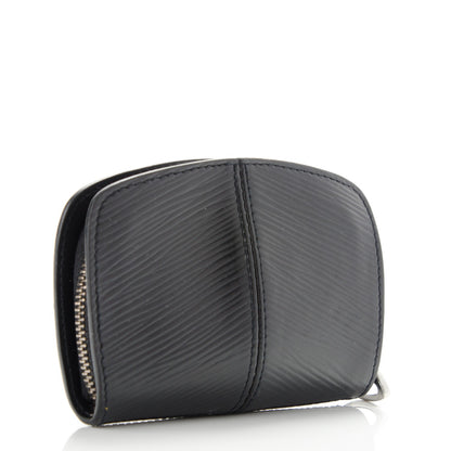 Louis Vuitton Epi Demi Lune Coin Purse Black 3 of 8