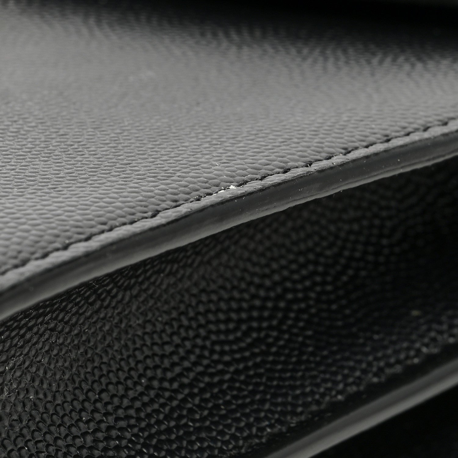 Saint Laurent Grain de Poudre Mini Classic Monogram Cassandra Top Handle Black Rouge Legion 10 of 11