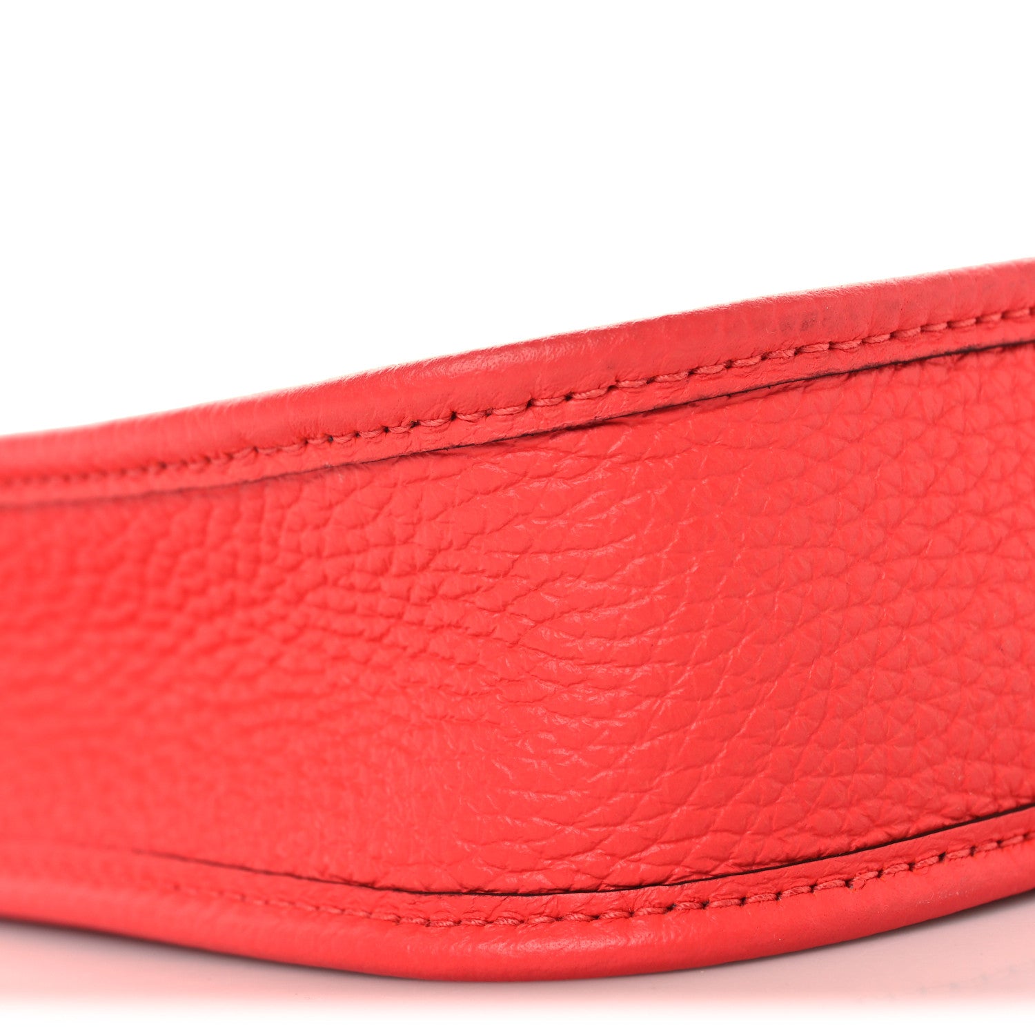 Hermes Taurillon Clemence Zigzag Sangle Evelyne TPM Rose Texas