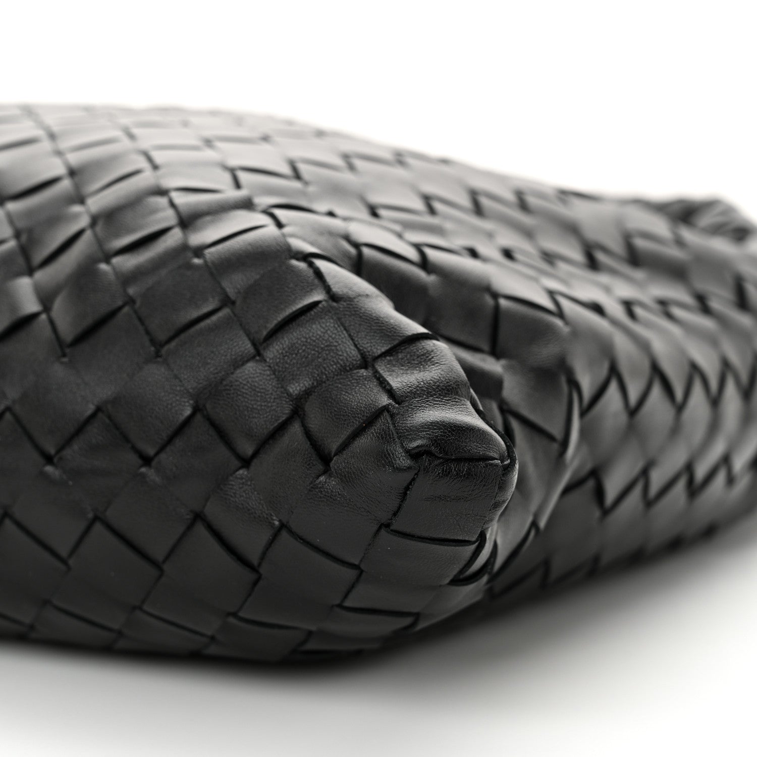Bottega Veneta Calfskin Intrecciato Small Hop Black 10 of 11