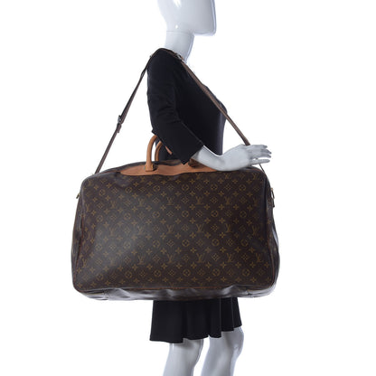 Louis Vuitton Monogram Alize 2 Compartment Luggage Travel Bag 3 of 11