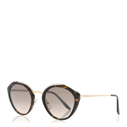 Prada Acetate Round Sunglasses SPR 18U Tortoise 1 of 8