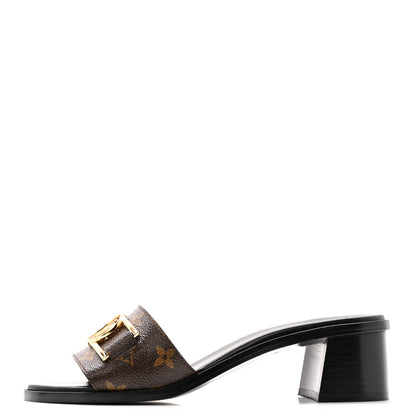 Louis Vuitton Monogram Lock It Mules 39 1 of 10