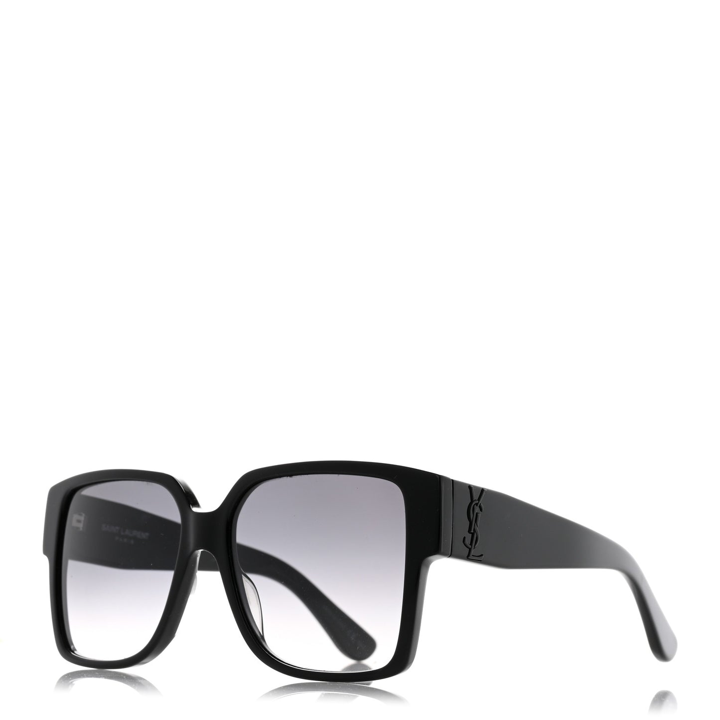 Acetate Flat Top Sunglasses SL M9 002 Black