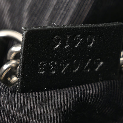 Gucci Tweed Calfskin Check Poule Super Mini GG Marmont Shoulder Bag Pink Petroleum Multicolor Black 7 of 11