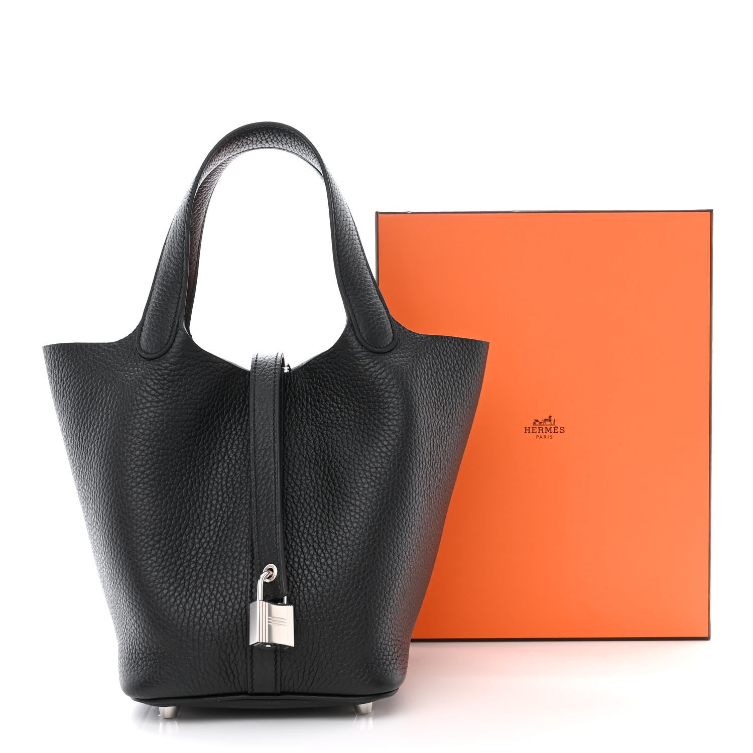 Hermes Taurillon Clemence Picotin Lock 18 PM Black 11 of 11