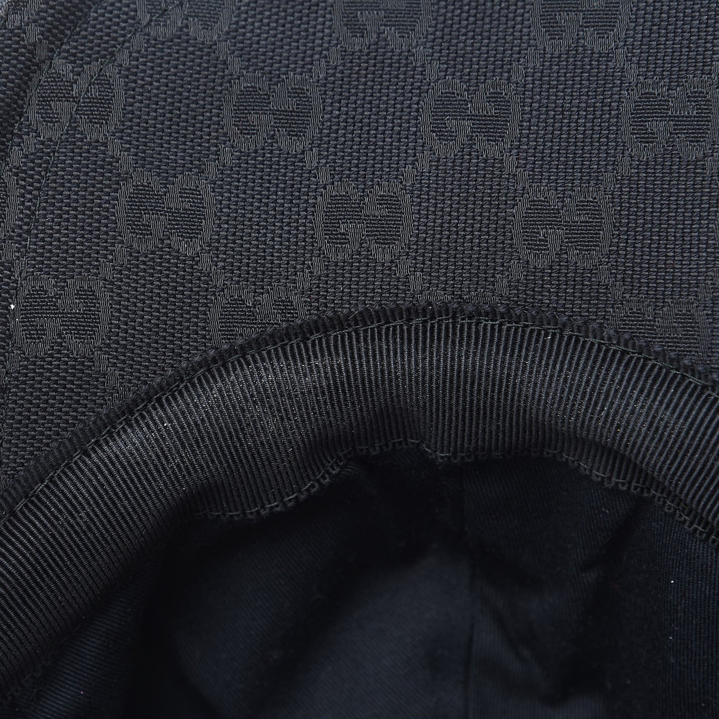 Monogram Web Baseball Hat M Black