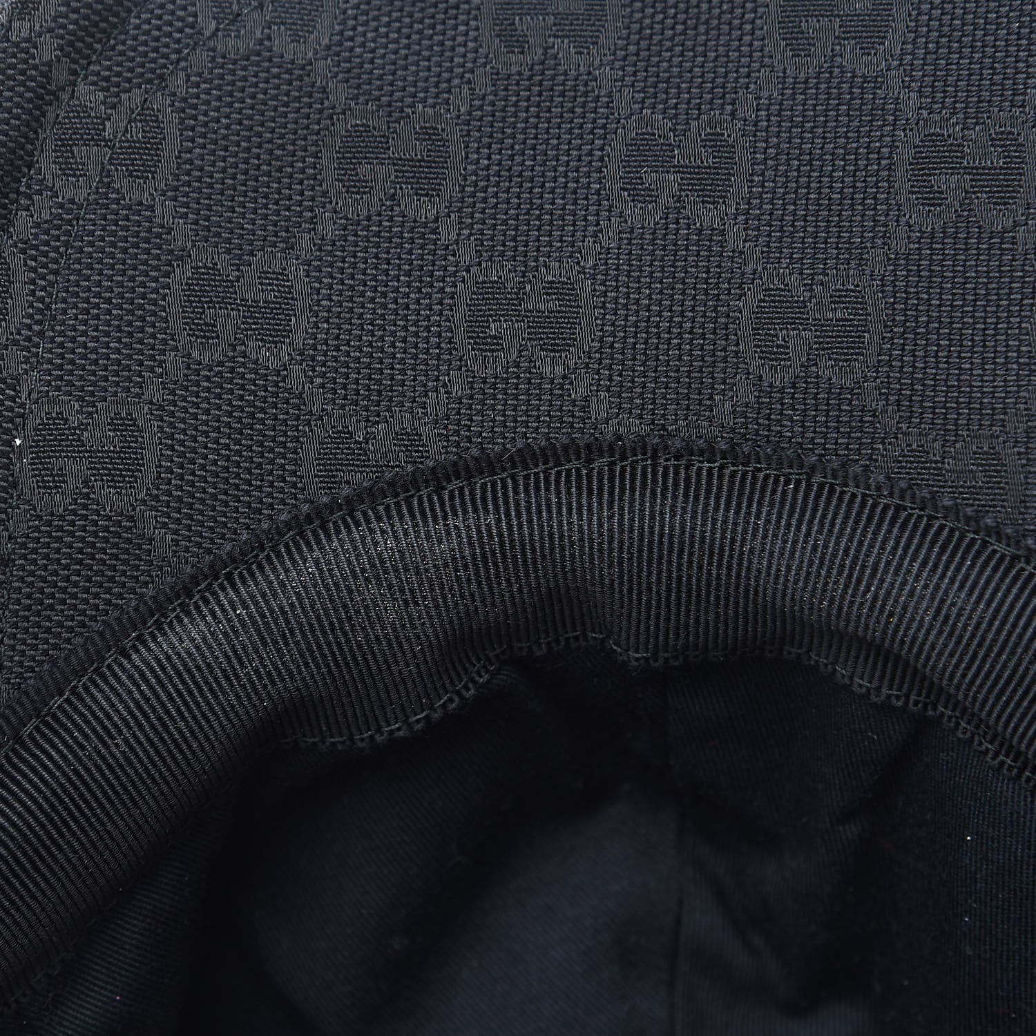 Gucci Monogram Web Baseball Hat M Black 6 of 7