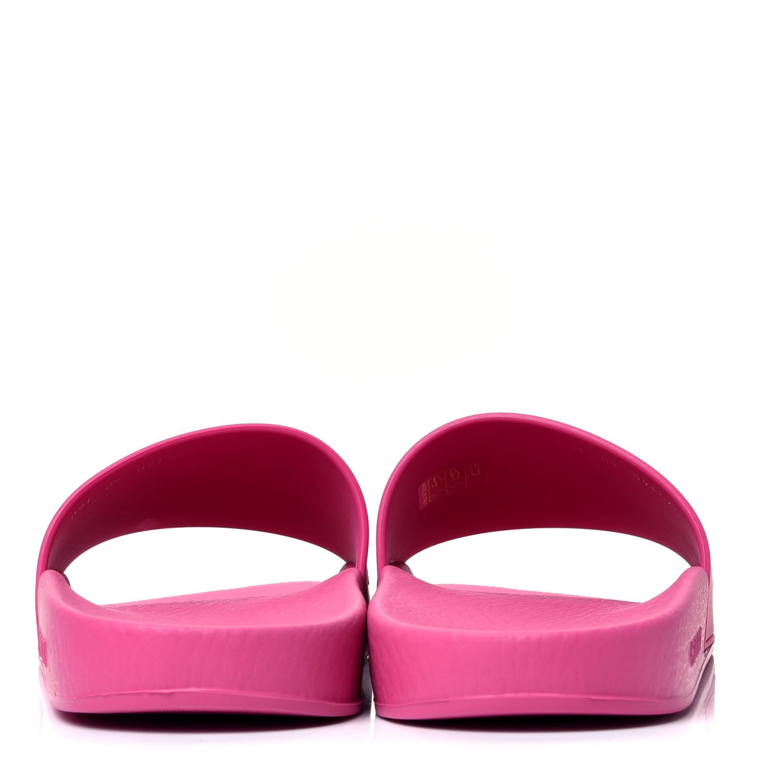 Gucci Rubber Womens Logo Slide Sandals 40 Fuchsia 6 of 9