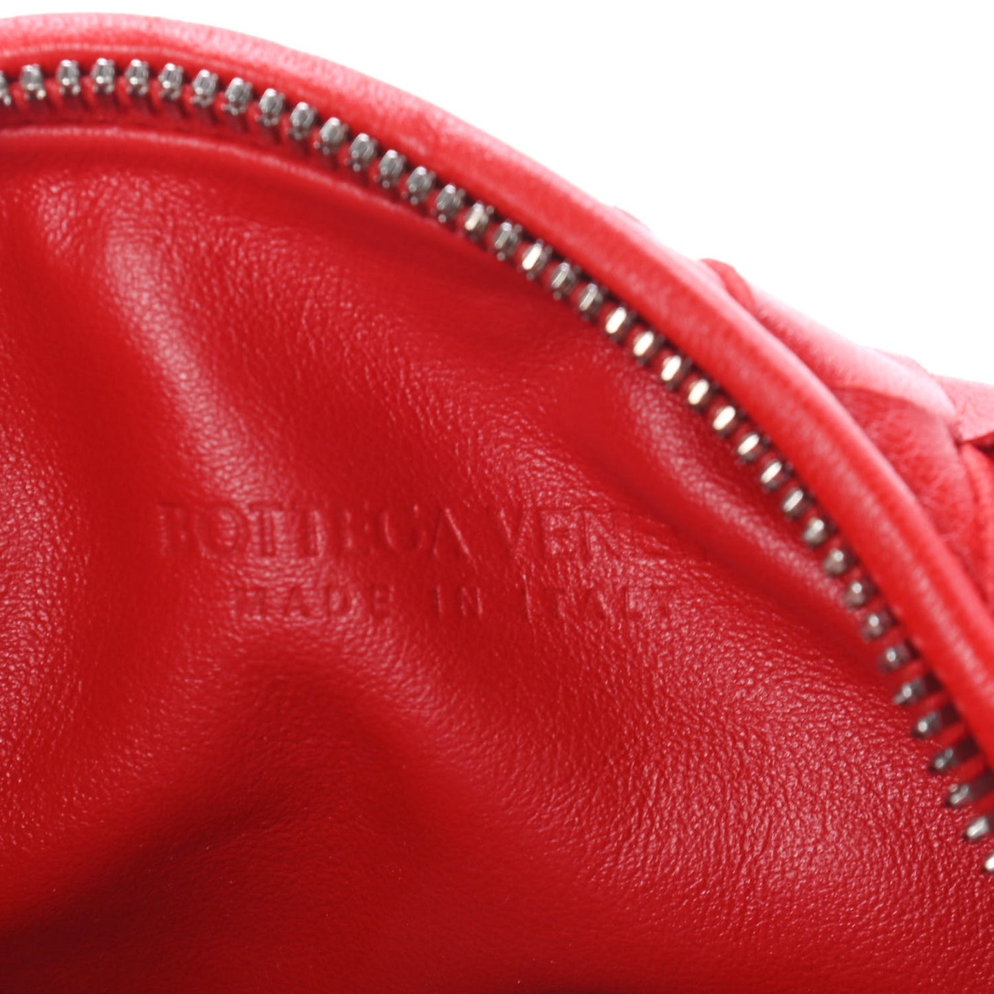 Nappa Intrecciato Mini Jodie Red