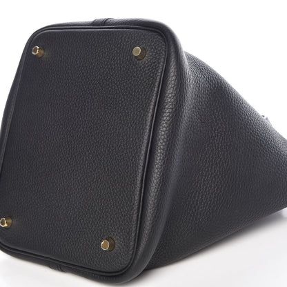 Hermes Taurillon Clemence Picotin Lock 22 MM Black 10 of 11