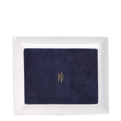 Hermes Porcelain Les Jardins D'Armenie Change Tray Nuit Or 4 of 5