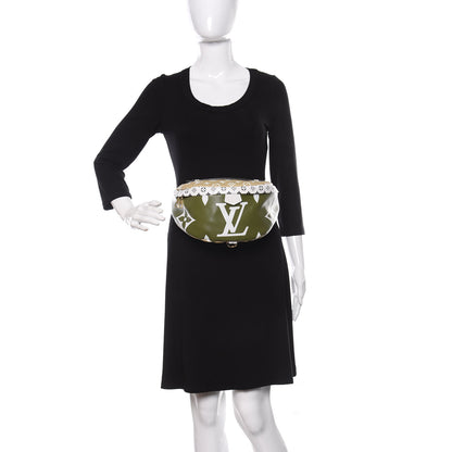 Louis Vuitton Monogram Giant Bumbag Kaki Beige 2 of 9