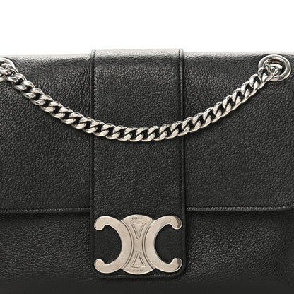 Celine Supple Calfskin Medium Victoire Bag Black 7 of 9
