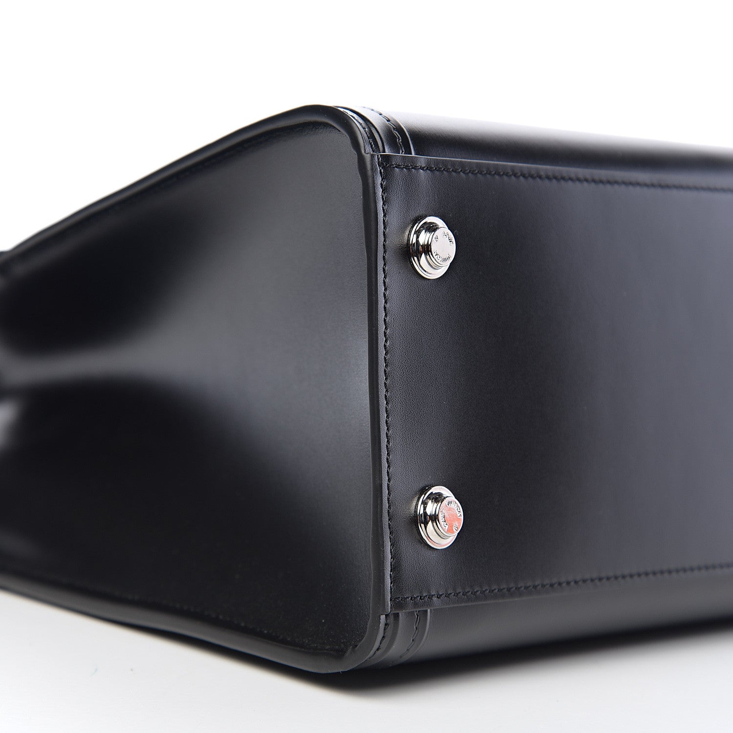 Louis Vuitton Calfskin Embossed Steamer MM Black 7 of 9