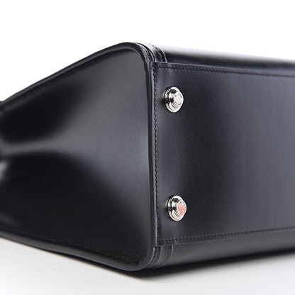 Louis Vuitton Calfskin Embossed Steamer MM Black 7 of 9