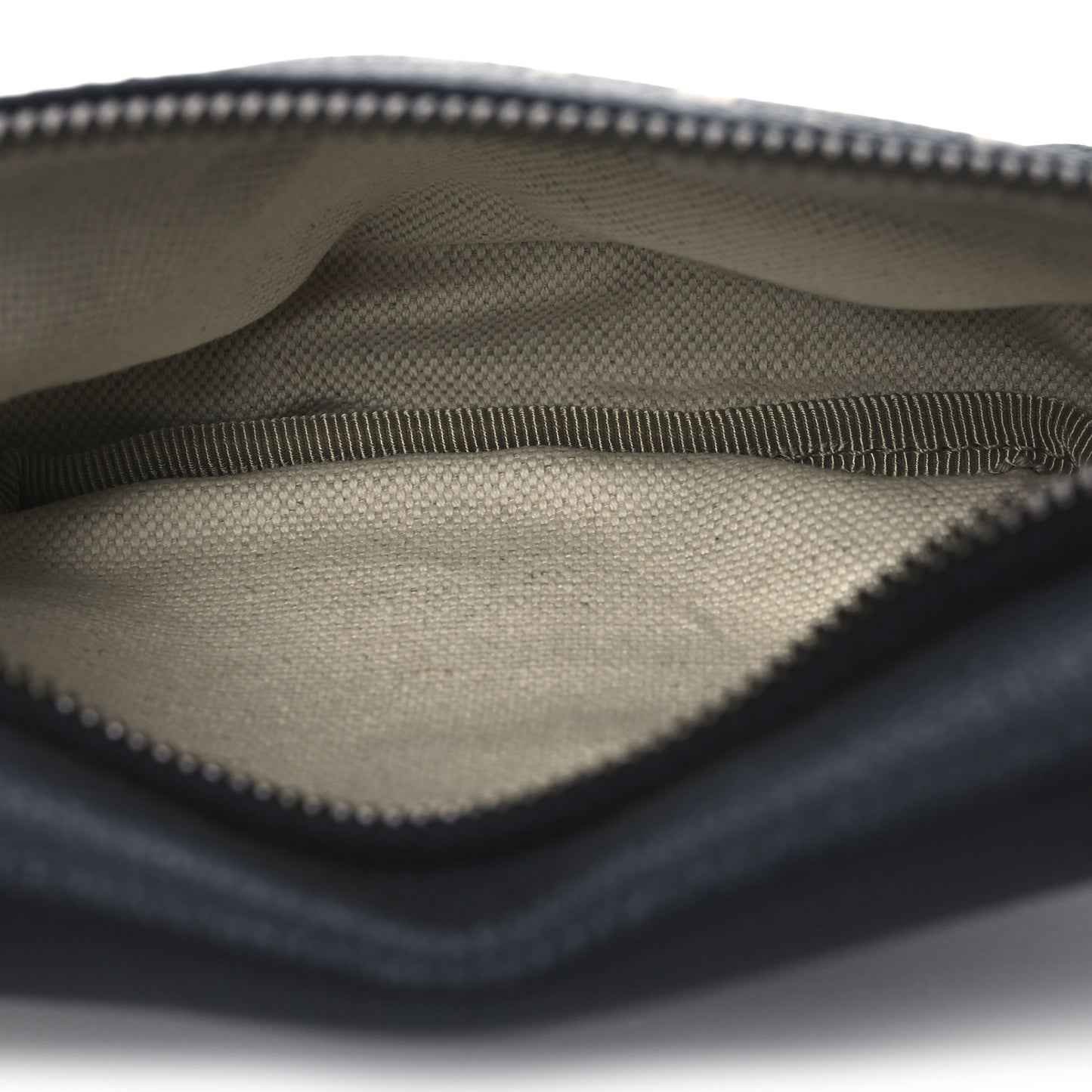 Grained Calfskin Small Logo Belt Bag Black