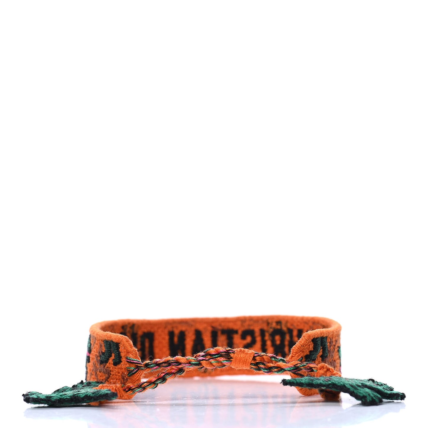 Cotton Woven J'Adior Dragons Friendship Bracelet Orange