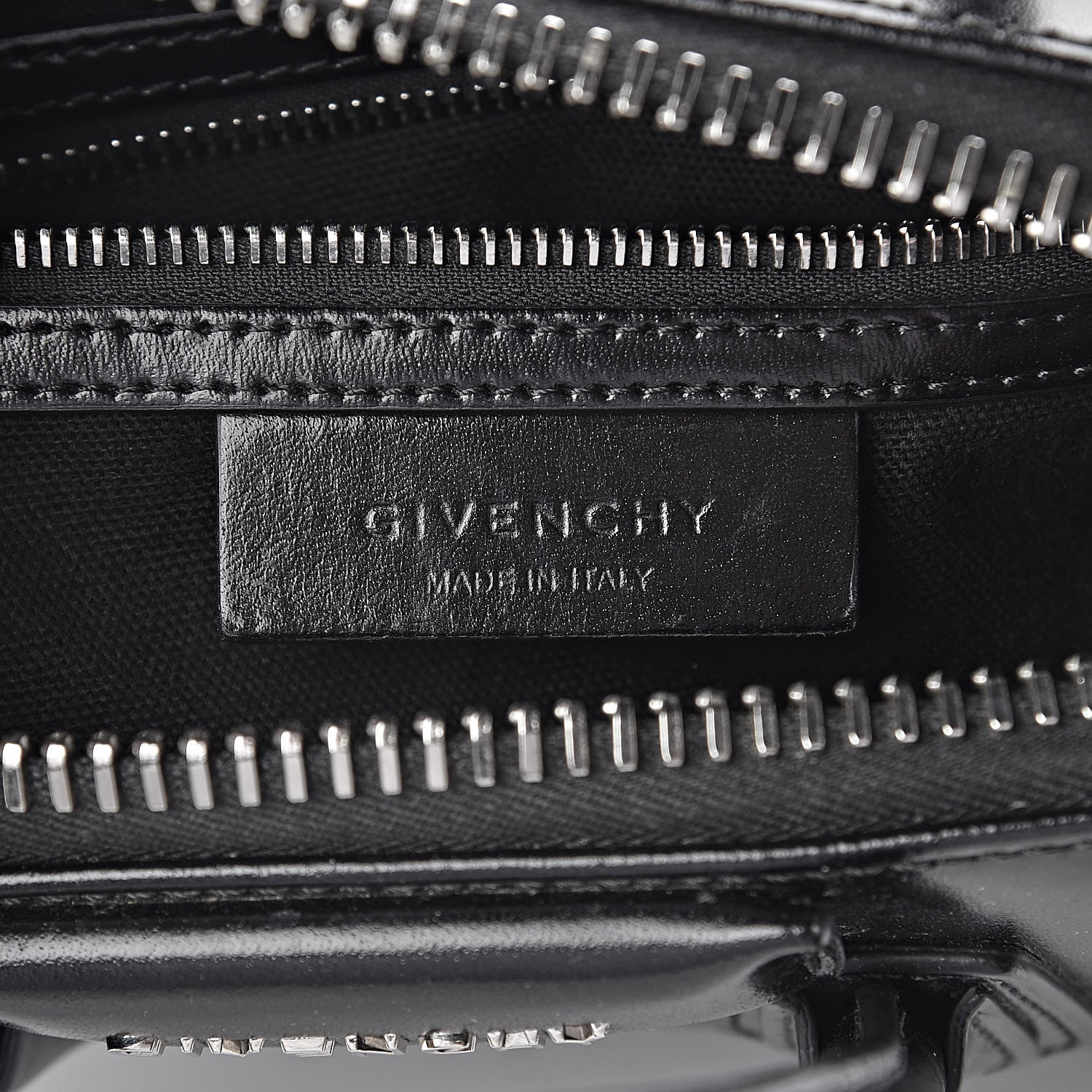 Givenchy Shiny Lord Calfskin Mini Antigona Black 6 of 10