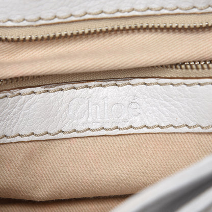 Chloe Calfskin Small Paddington Satchel White 8 of 18