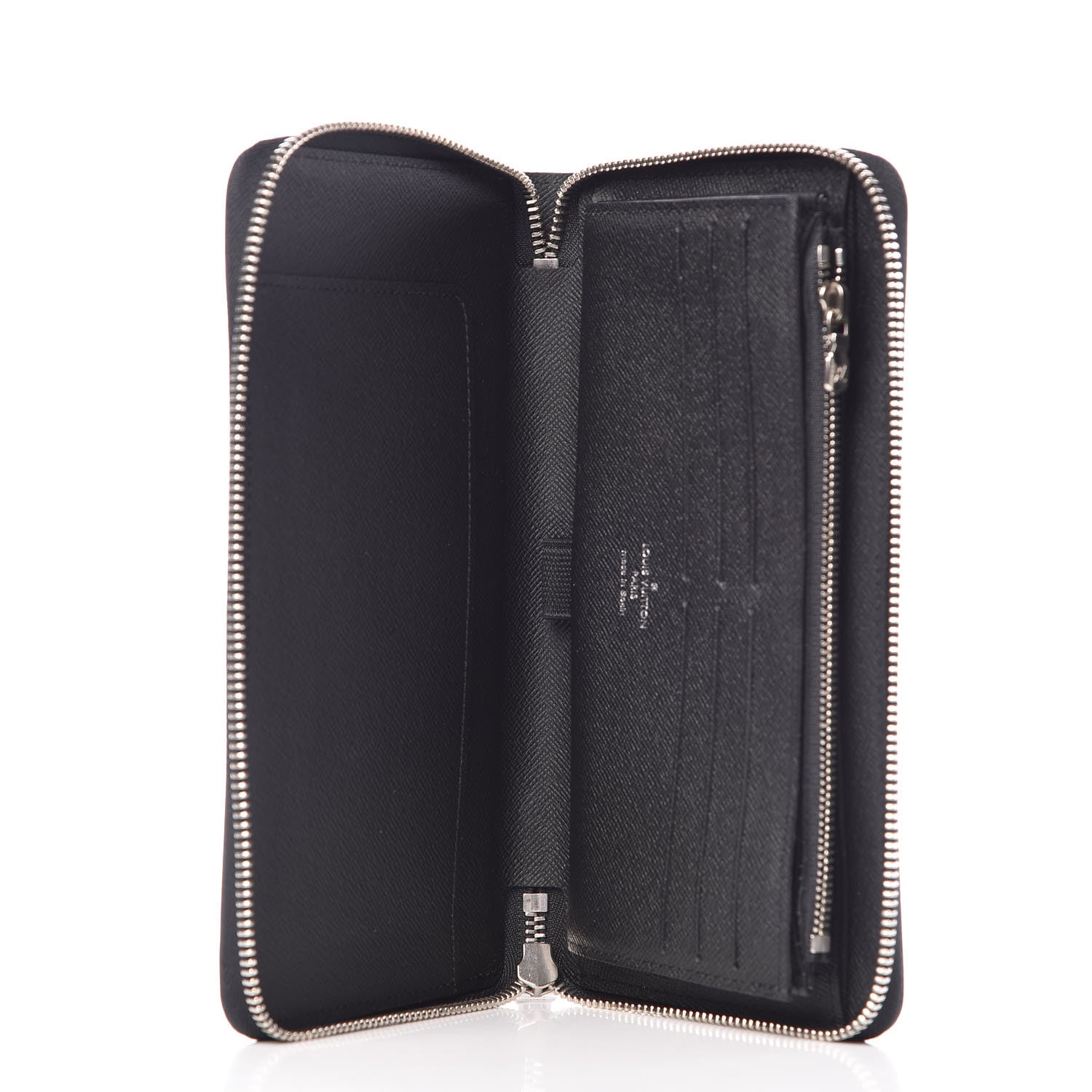 Louis Vuitton Epi Zippy Organizer Wallet Black 5 of 6