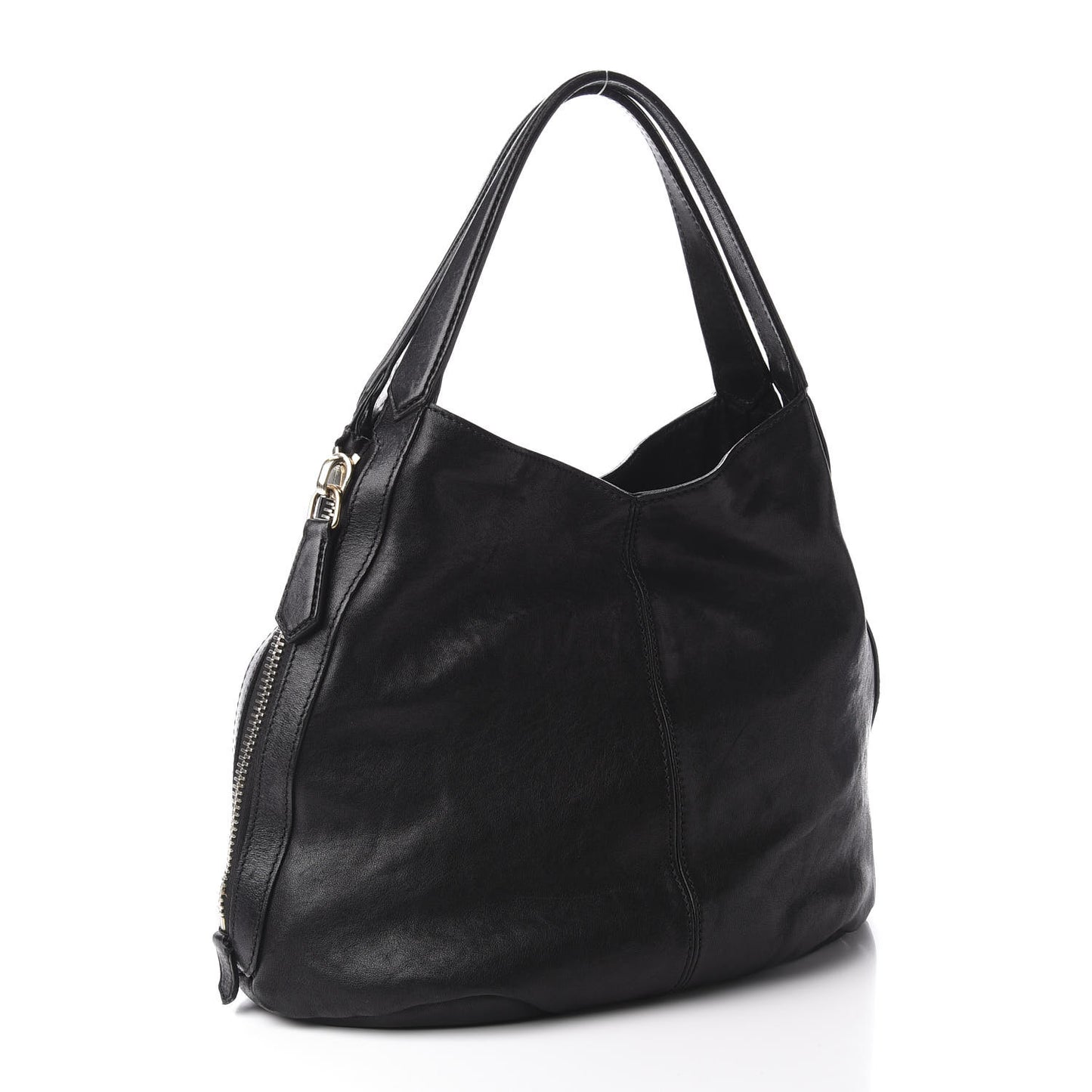 Lambskin Tinhan Hobo Black