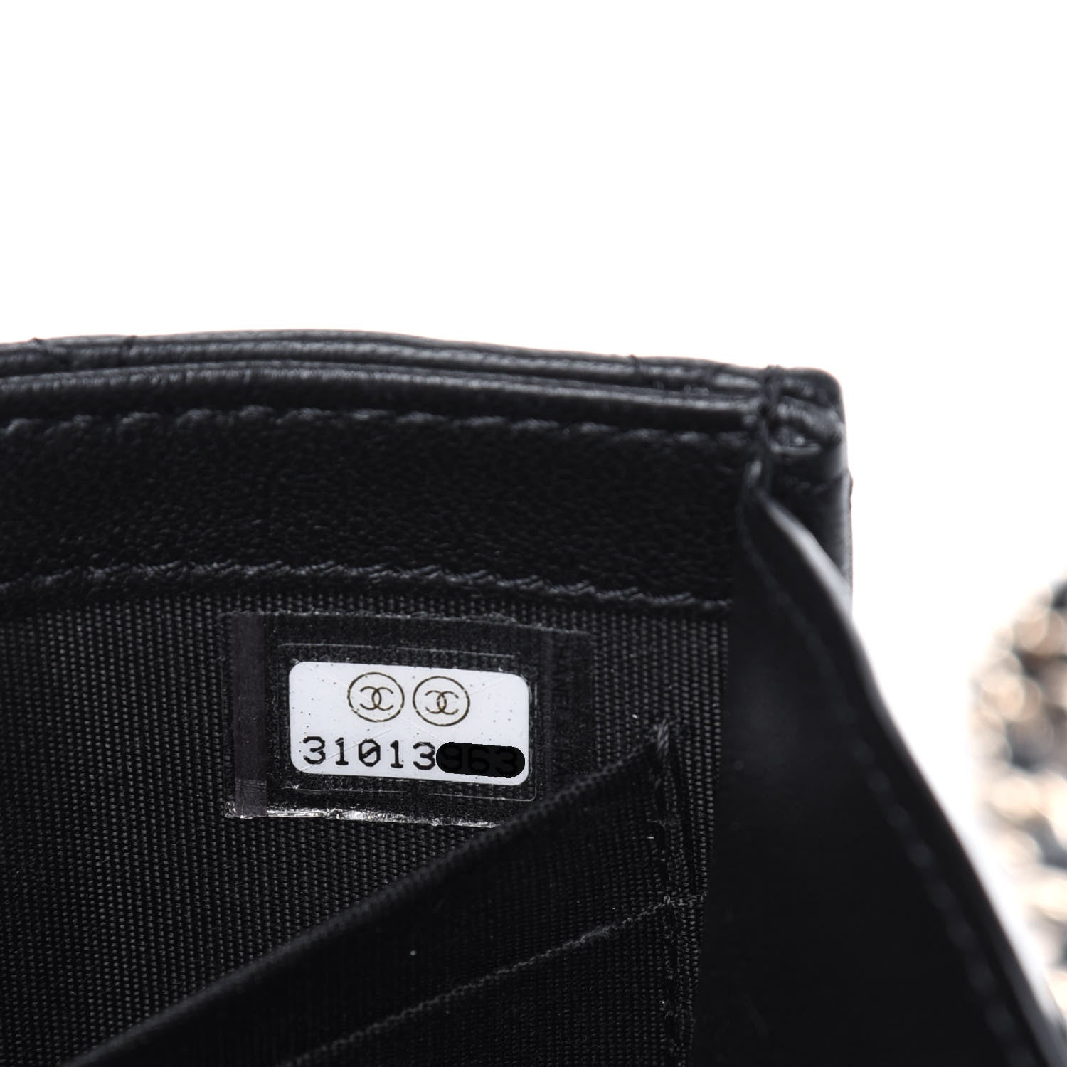 Chanel Lambskin Quilted Mini Trendy CC Chain Wallet Black 7 of 12