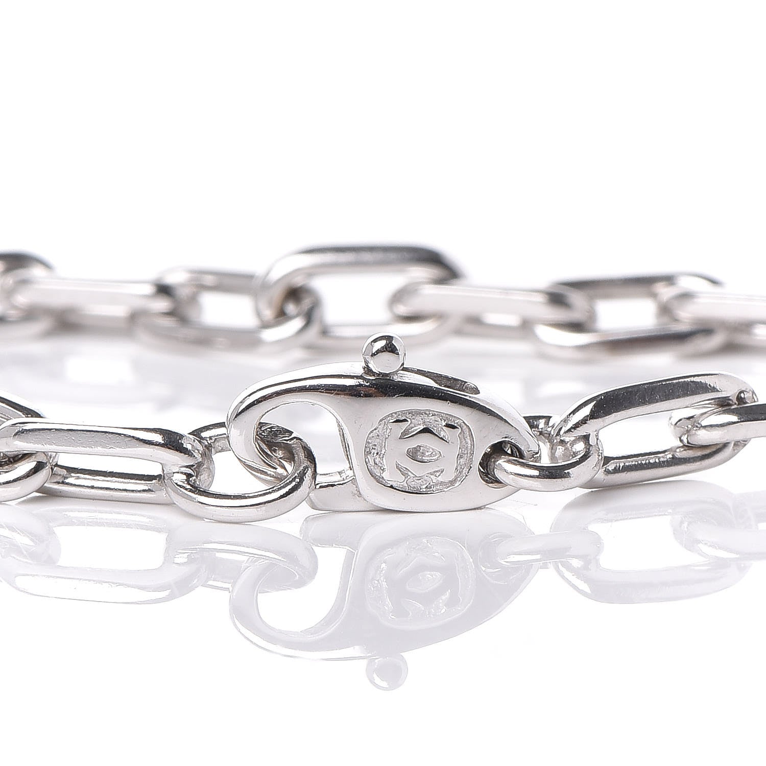 Cartier 18K White Gold Spartacus Chain Bracelet 4 of 5