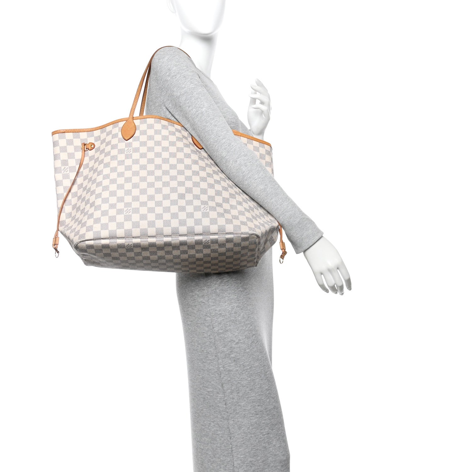Louis Vuitton Damier Azur Neverfull GM 2 of 10