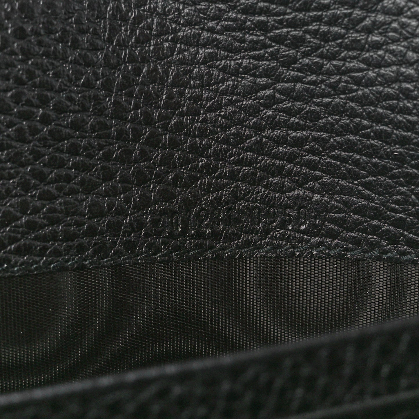 Calfskin Mini Dionysus Chain Wallet Black