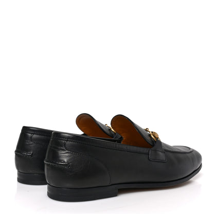 Gucci Calfskin Horsebit Mens Jordaan Loafers 7 Black 4 of 8