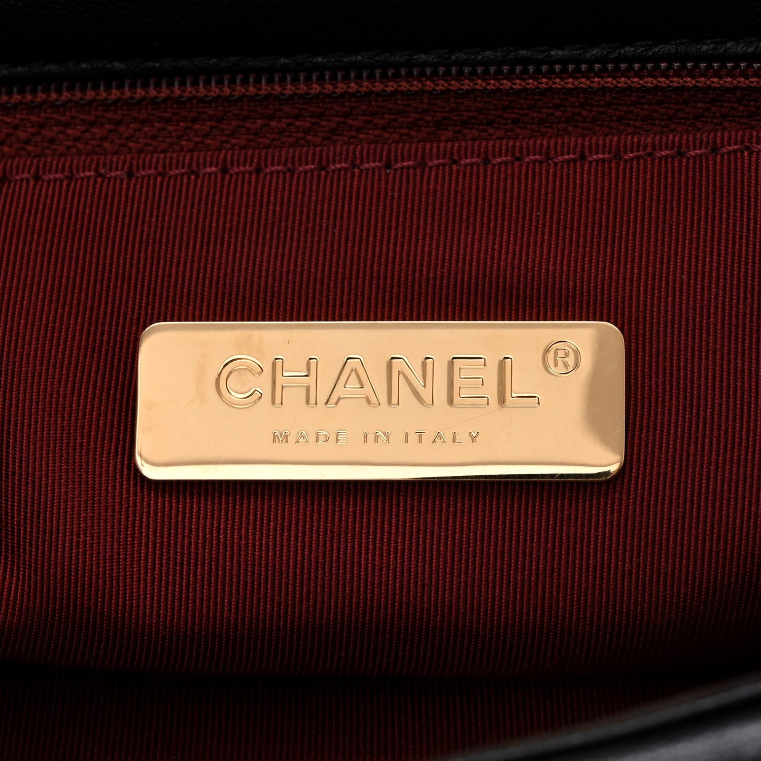 Chanel Goatskin Quilted Maxi Chanel 19 Flap Black 6 of 11
