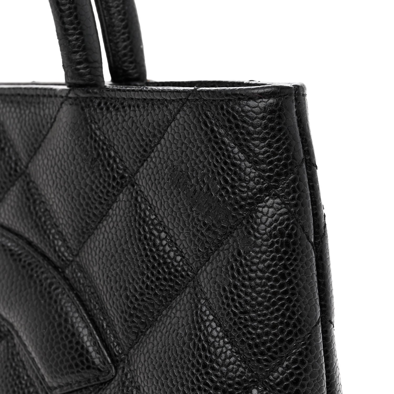 Chanel Caviar Quilted Medallion Tote Black 10 of 10