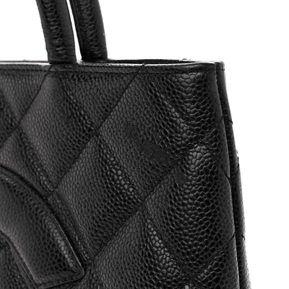 Chanel Caviar Quilted Medallion Tote Black 10 of 10