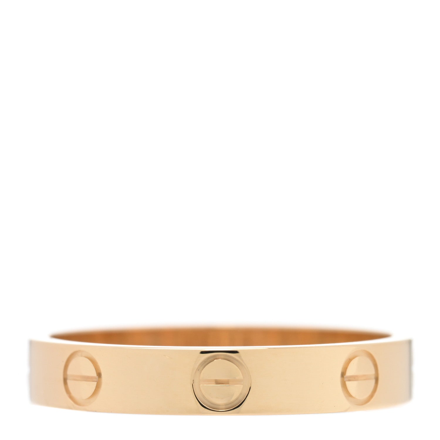 Cartier 18K Yellow Gold 3.5mm LOVE Wedding Band Ring 58 8.25 3 of 5